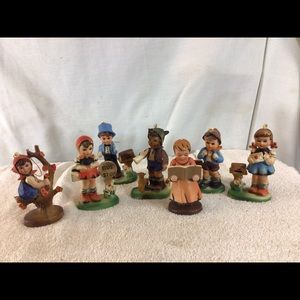 Vtg Set of 7 Holiday Decorations/Ornaments pre-own